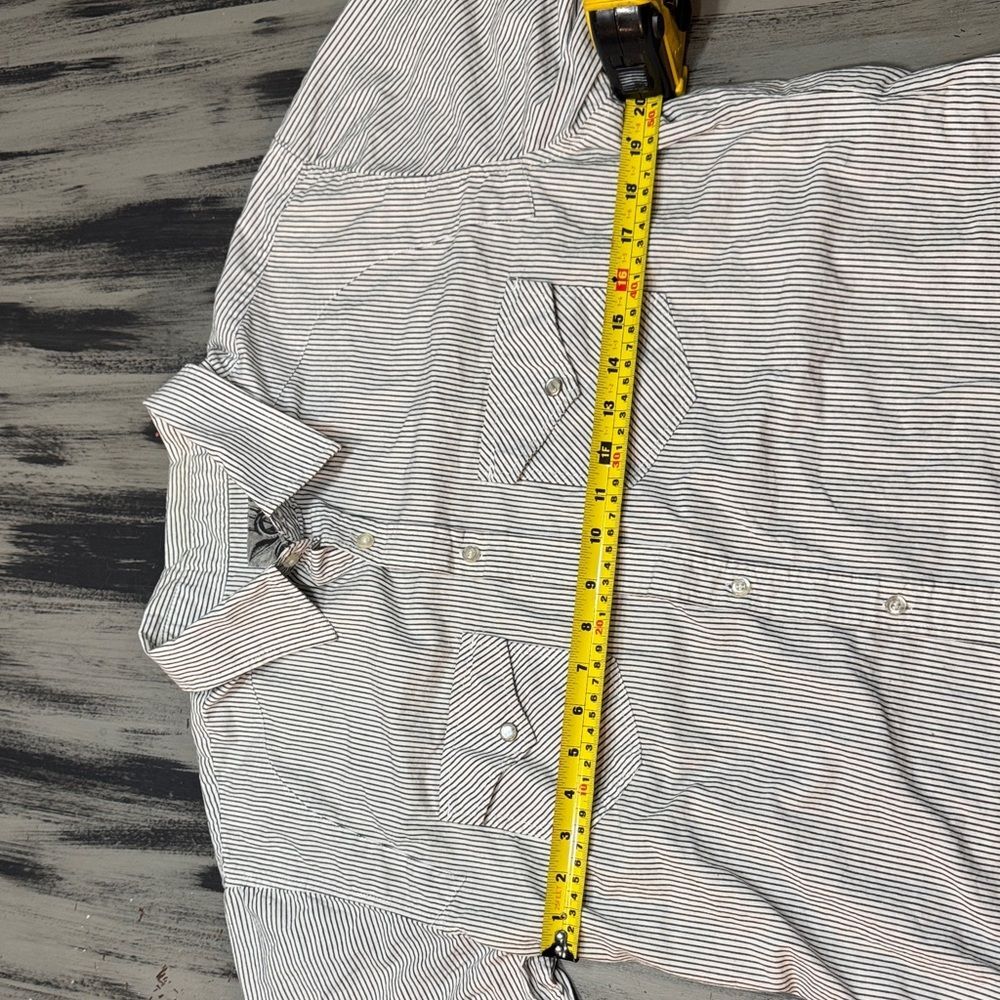 Machine Men's Striped Button-Down Shirt - Picture 5 of 12